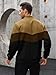 HYPESTFIT Mens Lightweight Jacket Casual Bomber Jacket Color Block Varsity Coat