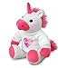printplanet Stoff-Einhorn mit Namen Norman - Kuscheltier mit Design Painted Heart - Stofftier, Plüschtier