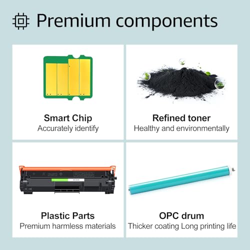 greencycle High Yield W1410X 141A Compatible Replacement for Hp 141X Black Toner Cartridge LaserJet Pro M110w MFP M140w M139w Cannot be Used for M110WE, M139WE, M140WE and H P+ Printer(2Pk,with chip)