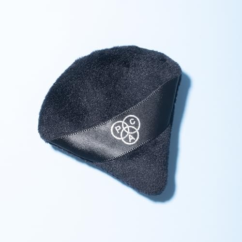 Image of PAC Pizza Puff Black | Small Size 99% Soft Natural Cotton | Less Product Wastage,Ideal for Under Eyes