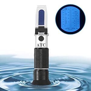 AUTOUTLET antivries-refractometer, handrefractometer koelvloeistoftester voor ethyleenglycol, propyleenglycol, vriespunt…