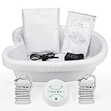Ionic Detox Foot Bath Machine, Personal Ionic Foot Cleanse Ionic Foot Bath SPA Machine Foot Detox System for Home Beauty Salon Spa With Basin, 100 Liners