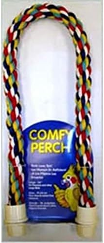 Aspen Pet Booda 305-56126 Aspen Pet Booda Comfy Perch Multicolor 36in Large Bird Toy