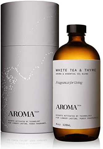 AromaTech White Tea & Thyme for Aroma Oil Scent Diffusers - 120 Milliliter