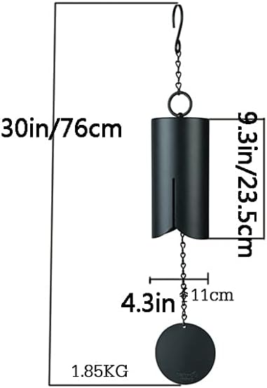 期間限定特価 ウィンドチャイム 手作りの鋳鉄の風のチャイムの庭の装飾の金属のぶら下がっている風鈴の屋外装飾的な調音された金髪のメロディギフト 風鈴 屋外用 Color Wood Grain Color Mda33 Fr