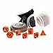 Reaper Miniatures REM19068 Pizza Dungeon Dual Dice Orange & White