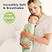 4-Pack Muslin Swaddle Blankets for Boys, Girls - Organic Baby Swaddles for Newborns, Soft & Breathable Receiving Baby Blankets for Girl, Boy, Neutral, Newborn Essentials Gift (Bloom)