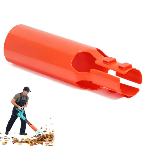 Leaf Blower Air Booster Nozzle for LB615/765 and Most Cordless Models Leaf Blower Booster Attachment High-Velocity Air Booster Accessory for Faster Debris Clearing Fits 2-4 Inch Round Blower Tubes