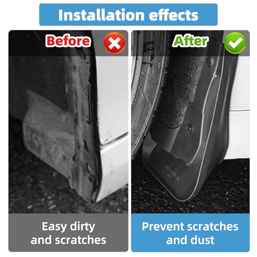 Image of Mud Flaps Fit for Toyota Camry 2025 2026 LE XLE Splash Guard 9th Gen Camry LE XLE Mudguards Mudflaps Protection Accessories(Not for SE XSE)