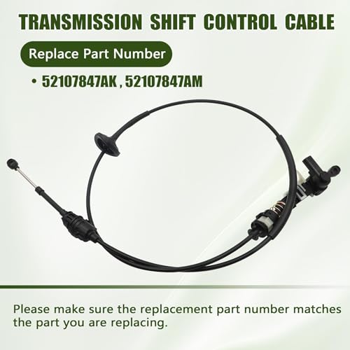 GXARTS Automatic Shift Control Cable Transmission Gear Shifter Control Cable 52107847AK 52107847AM Compatible with Dodge Ram 1500 2500 3500 2008-2010 by GXARTS - Image 3