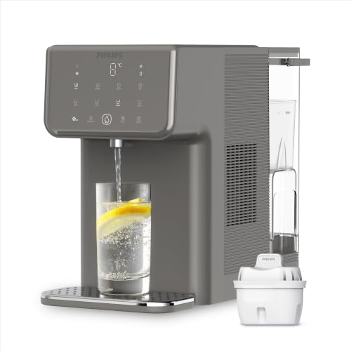 Philips 3500 Series Hot & Chilled Water Dispenser with Taste+ Filtration Filtered Hot & Chilled Water in Seconds UV-C bacteria protection No Installation Needed