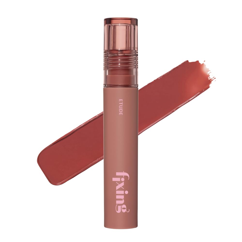 ETUDEFixing Tint #16 Baked Pecan (4g) | Long Lasting High Pigmented Liquid Lipstick | Waterproof Lightweight Matte Finish Lip Stain | Full Coverage | Korean Makeup, Kbeauty