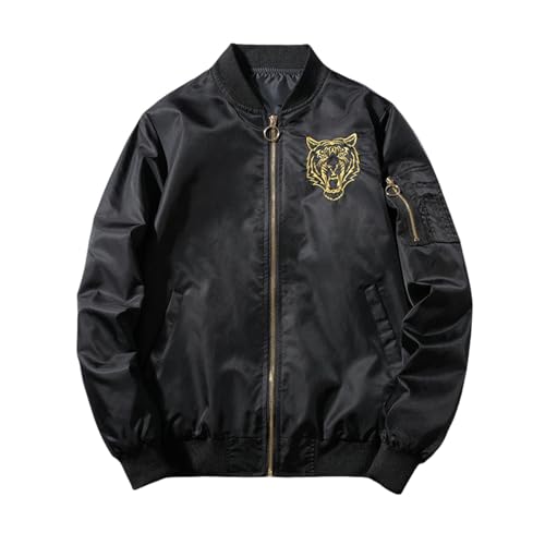 Veste de baseball brodée homme aux finitions haut de gamme