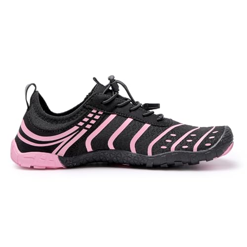 Image of Hiking Barefoot Shoes for Women Men Breathable & Non-Slip Athletic Barefoot Wide Toe Water Shoes Lightweight Perfect for Walking,Running,and Swimming