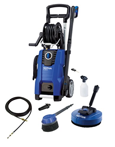 Nilfisk E 140.3-9 PAD X-TRA Vertical Eléctrico 500, 450l/h 2100W Negro, Azul Limpiadora de alta presión o Hidrolimpiadora - Limpiador de alta presión (Vertical, Eléctrico, 9 m, 5 m, Negro, Azul, Aluminio)