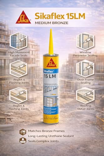 Sika Sikaflex 15LM Medium Bronze 10 oz Cartridge – 12 Pack miniatura 5