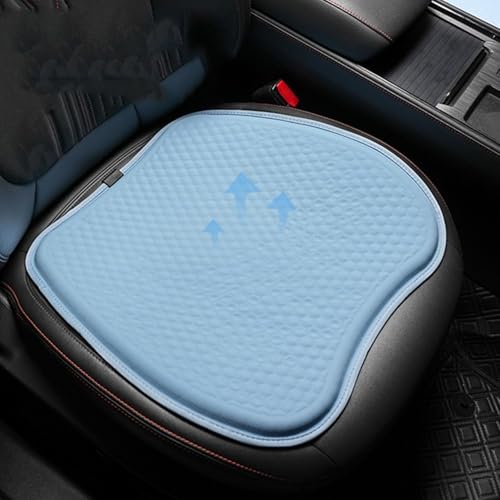 ZhBFJtBD Cojín de Gel para Asiento de Coche para Mercedes Benz GLC 200 200d 220d 260 300 300d Transpirable Antideslizante Diseño de Panal Almohadilla Refrigerante Accesorios Blue Style