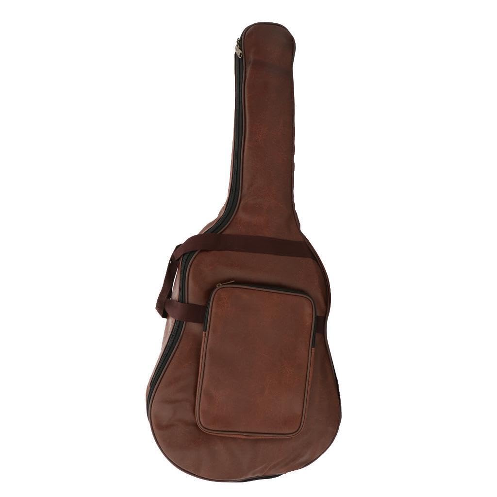 Zaino per chitarra impermeabile e imbottito, in similpelle, per chitarre classiche da 40 e 41 pollici. Borsa da concerto, accessori per chitarra da 40 e 41 pollici.