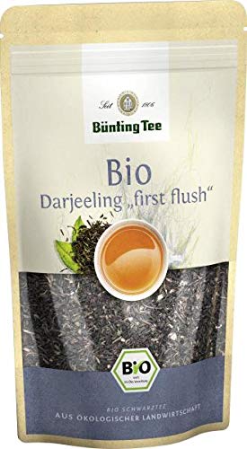 Bünting TeeOrganic Darjeeling First Flush (Black Tea) | Total Weight 100 Grams