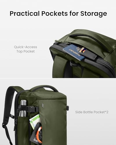 Image of Tomtoc Navigator-T66 Lite Travel Laptop Backpack 16inch /28L-Green