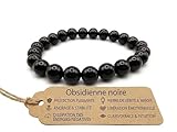 🎁 LE CADEAU AUTHENTIQUE ET MIXTE : Livré avec soin, ce bracelet unisexe est une valeur sûre qui ravira les amateurs de beaux minéraux. C'est l'attention parfaite pour un anniversaire, la fête des Pères, Noël, la Saint-Valentin ou simplement pour faire plaisir.