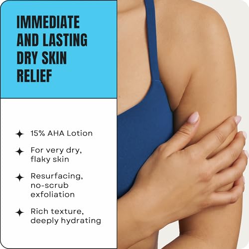 Image of AmLactin Intensive Healing - Therapeutic Body Cream for Extremely Dry Skin - No-Scrub Exfoliator and Body Moisturizer Cream with 15% Lactic Acid AHA and Ceramides, 12 oz (Packaging May Vary)