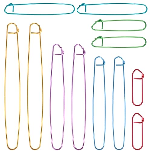 Opiniones y reviews de Punto y ganchillo los 5 más buscados. 27 Juego de 12 soportes de punto de punto de 6 tamaños de hilo de aluminio colorido para tejer ganchillo, herramientas prácticas, pasadores de seguridad, marcadores de puntada para...
