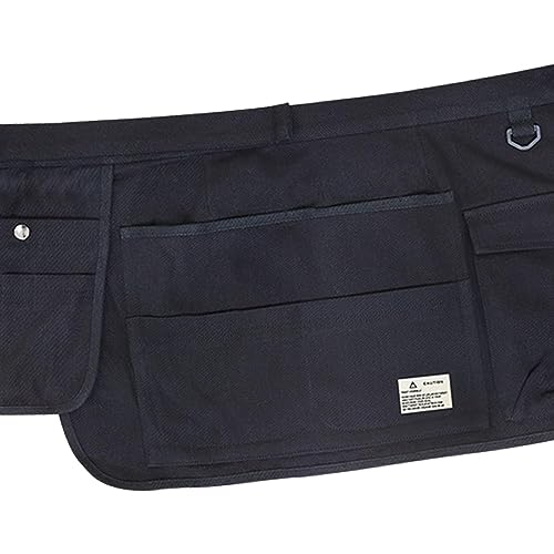 Ne perdez plus vos outils avec le tablier multi-poche oxford ajustable pour jardinage noir - 3