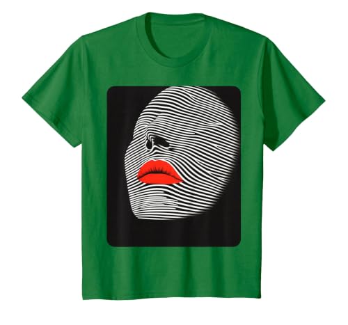 Female Women's Fashion Style Designer T-Shirt, Youth, Kelly Green, Large
