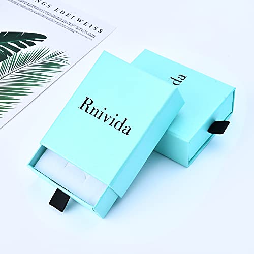 Rnivida Men's Sterling Silver Cross Pendant Necklace With Stainless Steel 20" Box Chain,Silver Cross Necklace For Men #TOP5