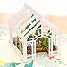 Liif Mother's Day Greenhouse Pop Up Card, 3D Greeting Cards For All Occasions, Birthday, Valentines Day, Mother's Day, Father's Day, Wedding Card, Anniversary Card,for Her, Moms, Wife