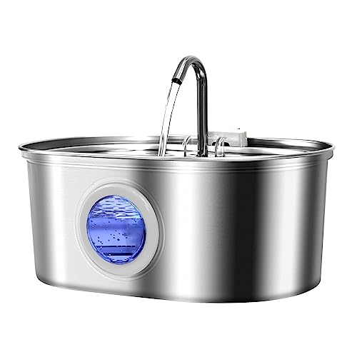 Cat Water Fountain Stainless Steel 3.2L/108oz Capacity
