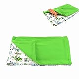 Jiakalamo Reptilien-Schlafsack-Set, weicher Schlafsack für kleine Tiere, Bärtendrachen, Decke, Kissen und Schlafsack (beige-grün)