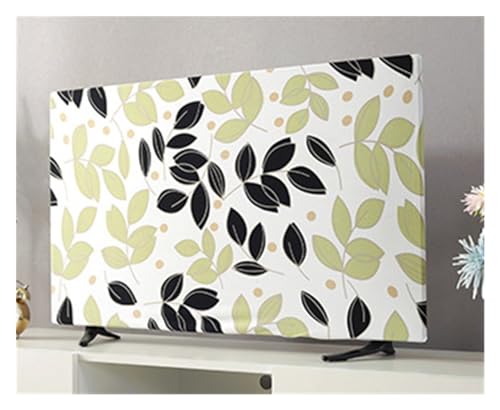 TV covers TV Cover Protection Dust Cover Household Hanging LCD TV Dust Cover Polyester Cover Cloth 19-70 Inches Universal Decoration (Color : 10, Size : 28 INCH)