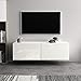 Produktbild Zoternen TV-Wandschrank aus MDF, Wohnzimmer Schlafzimmer (schwarz, weiß) 100 X 40 X 30 cm(Weiß)