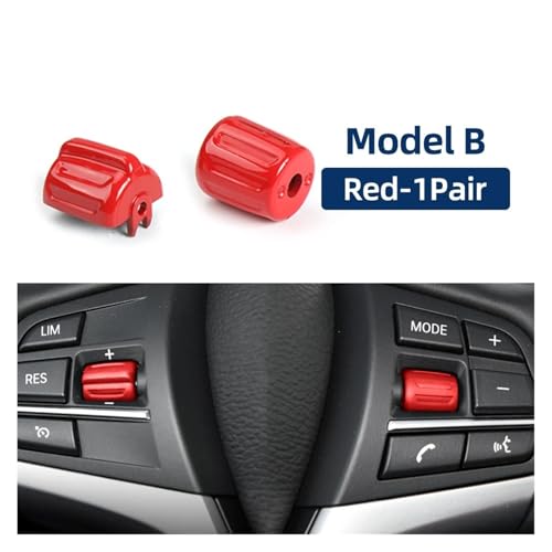 Bouton commande volant multifonction rouge BMW F30 F10 navigation DVD