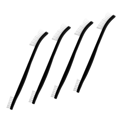 Mcduyant 4 Pcs Small Cleaning Brushes Double-Ended Detail Cleaning Brush Nylon Brushes for Cleaning Jewelry Cleaning Brush (4)