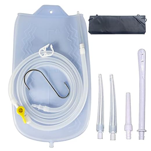 KYZETJD Silicone Enema Kit 2 L Enema Bag 6.3ft. Long Silicone Hose 3 Multi-Size Reusable Tips Controlled Water Flow for Colon Detox Cleanse Enemas