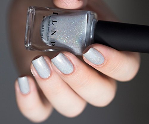 Image of ILNP Paper Route - Light Grey Holographic Nail Polish