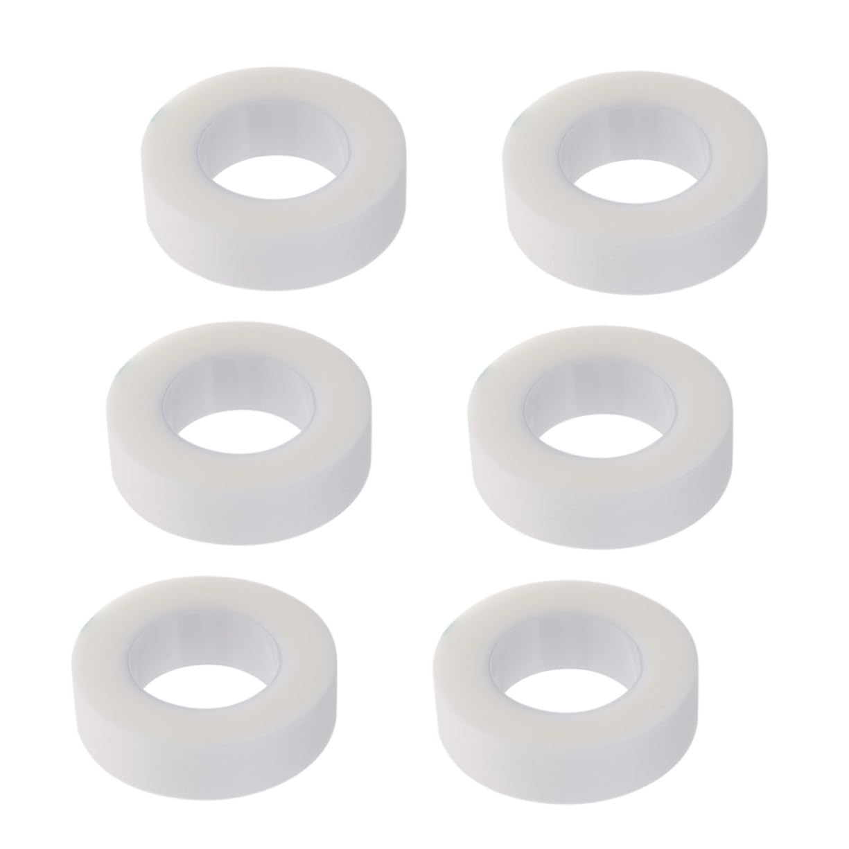 Mikinona Eyelash Tape Lash Extensions 6pcs Non-Woven Full Coverage Lint- Isolation Tape