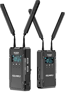 W1000H Wireless HDMI Video Transmission System Include Transmitter Receiver 1000FT Transmission Range 0.08S Low Latency Full Duplex Intercom Live Streaming