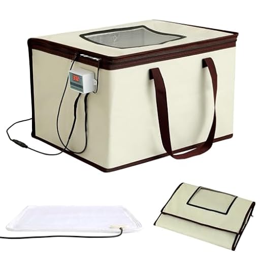 Ysislybin Caja de Fermentación para Hacer Pan, Fermentador De Masas Versátil con Control Preciso De Temperatura Calentador de Masa Madre Gabinete De Fermentación De Masas Plegable | Ya disponible en tu tienda friki favorita! En mundofriki.es!