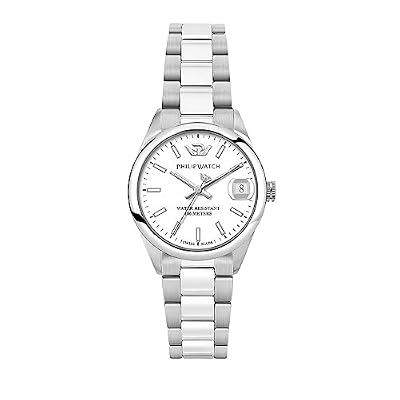 Philip Watch Caribe Orologio Donna, Tempo e data, Analogico - 39mm