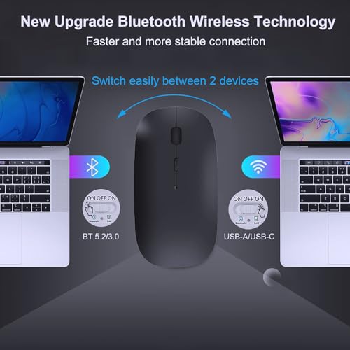 Mouse De Computadora, Personal Computer mouse bluetooth android Marca Suteke (2)