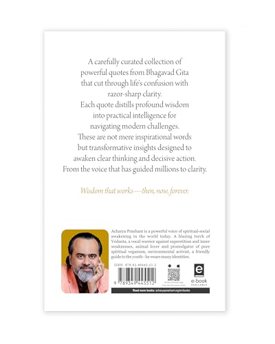 Image of Living Gita through Quotes by Acharya Prashant