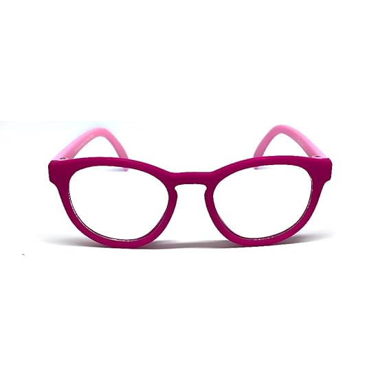 VEA Taiwan Kids 4-11 years Computer/Mobile Screen Eye Glasse Blue Light Protection Zero Power Glasses VAB1010 Dark Pink