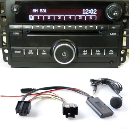 Adaptador de audio Bluetooth para coche, Bt Music Handfree Phone Mp3 Aux In Cable Módulo, para Saab 9-3 9-5