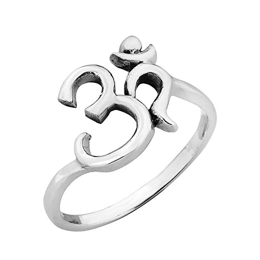 AeraVida Spiritual Harmony Ohm Ring