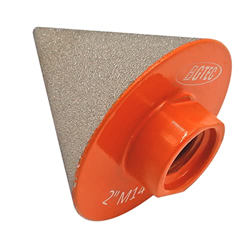 BGTEC Fraise à Chanfreiner Diamantée,50MM avec Filetage M14 pour Trous Existants Agrandissement Façonnage Couper le Carreau Forets à Fraiser en Céramique de Granit de Marbre Cover