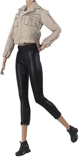 Miniatura 7 de Ropa de muñeca, 5 trajes de invierno vestidos pantalones bolsa sombrero para muñecas 11.5 pulgadas accesorios estilo aleatorio